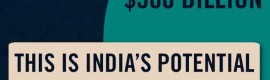 India Ecommerce potential - Infographic