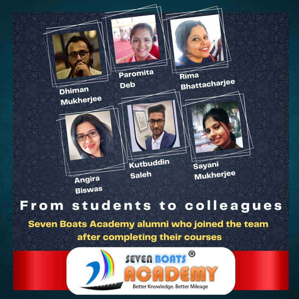 student internships and placement at Seven Boats