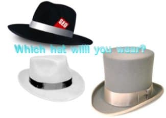 white, black and grey hat seo practices