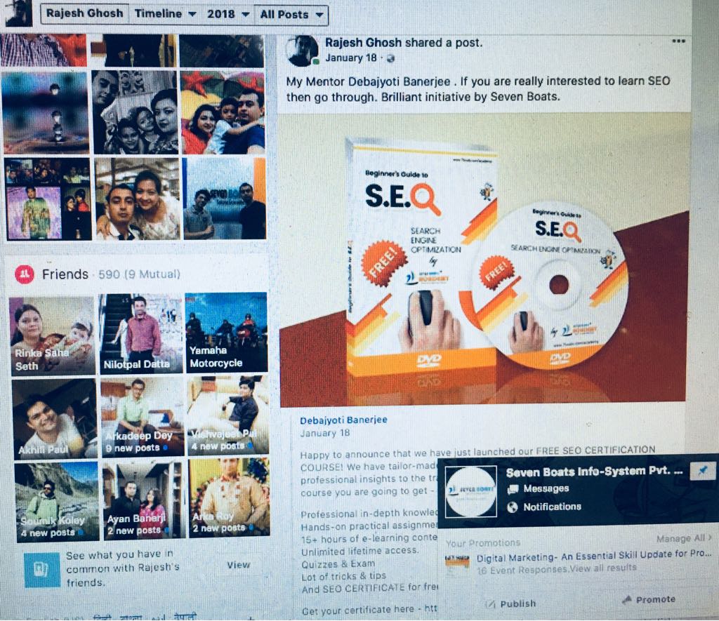 Clients & Testimonials 4 - Rajesh Ghosh AVP DN Homes Feedback Rajesh Ghosh, AVP-DN Homes talks positive about Seven Boats