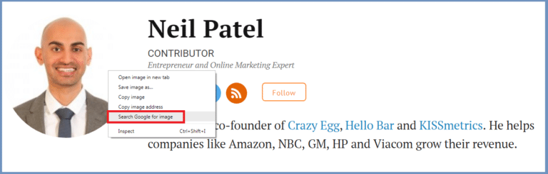 guest blogging - google reverse image search techniques