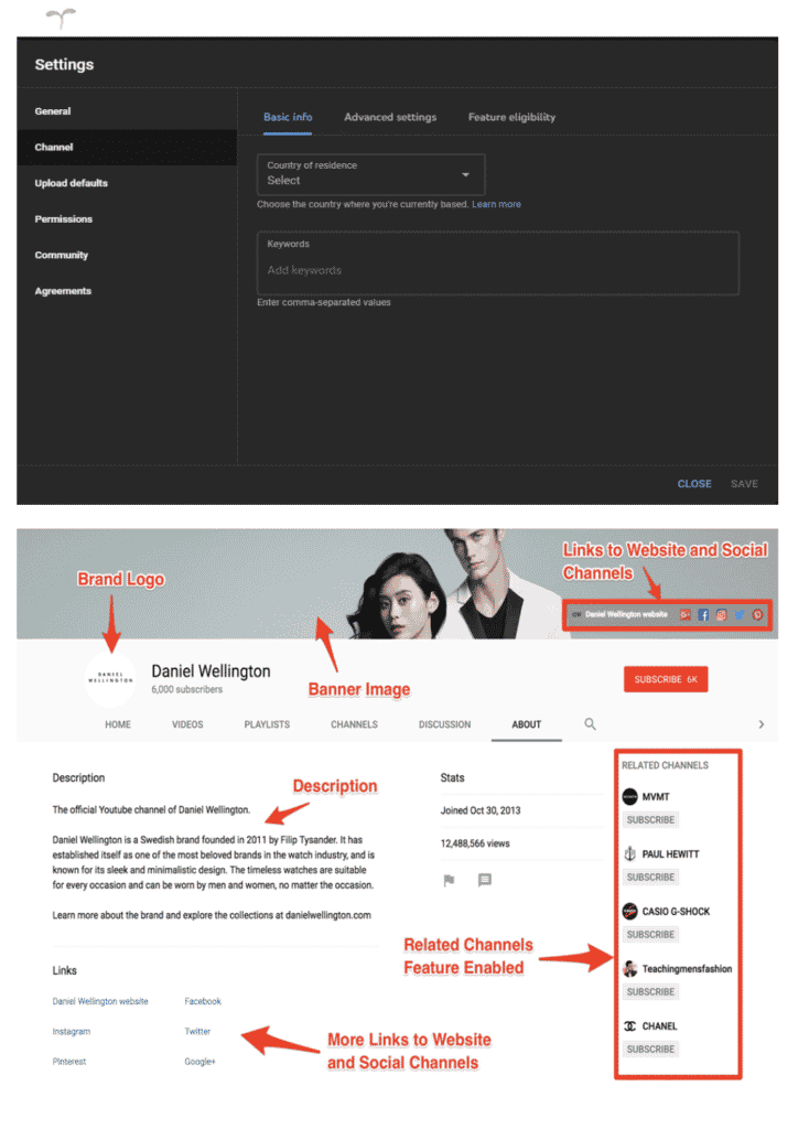 Youtube SEO - optimize channel description